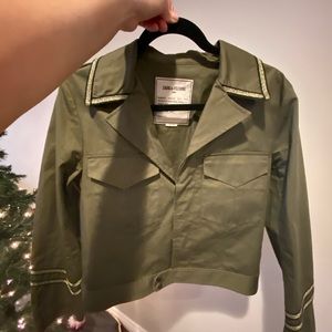 ZADIG&VOLTAIRE MILITARY STYLE KALEN JACKET